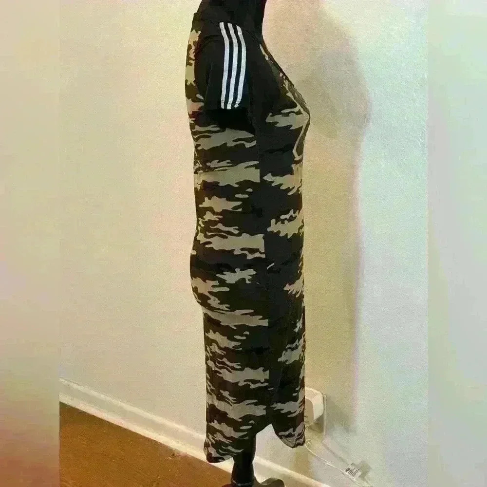 Love “82 NYC LOVE” Camo Jersey Dress - Picture 3 of 5
